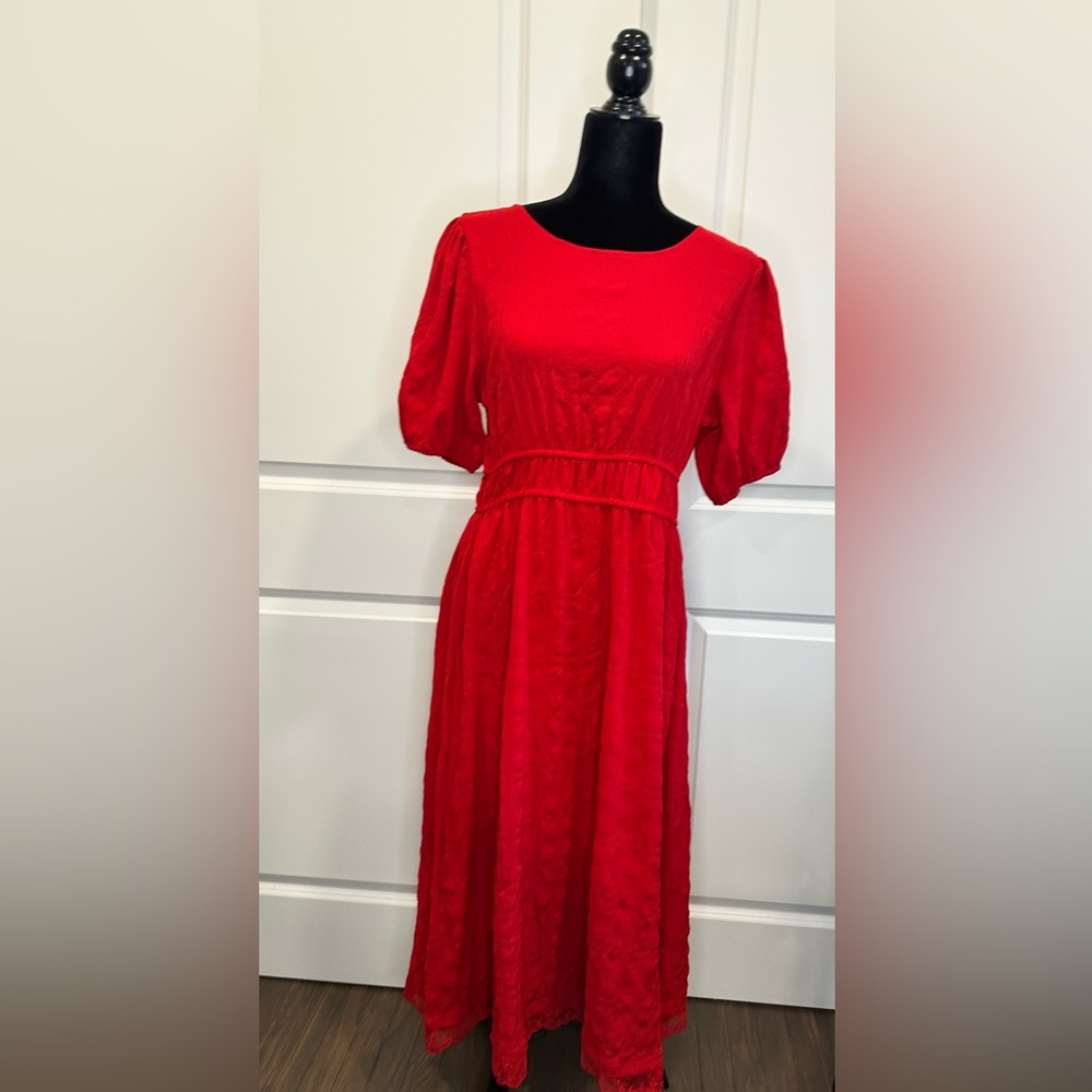 Red dress